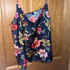 Floral Silky Tank Top